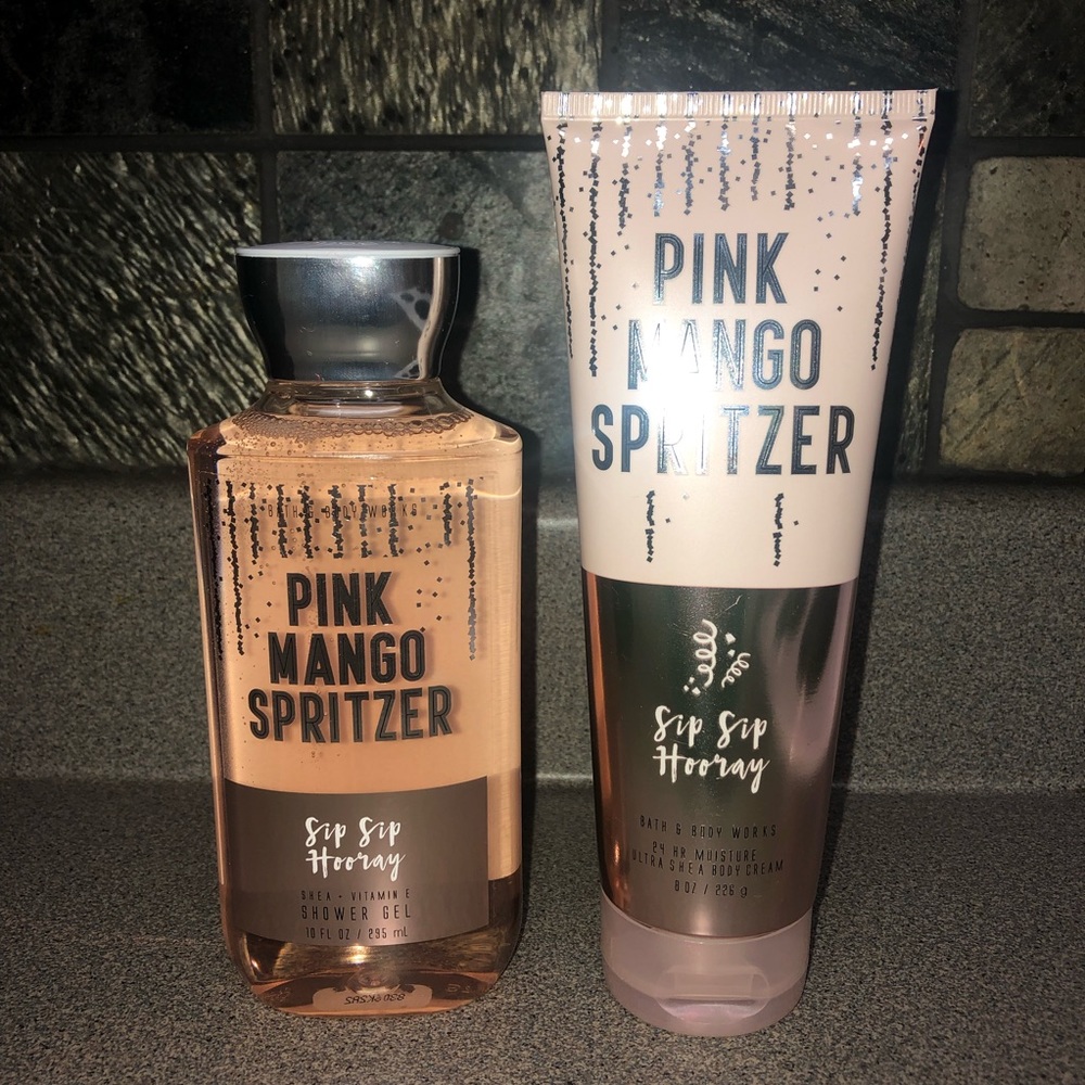 ‼️SOLD‼️Pink Mango Spritzer Shower Gel & Lotion